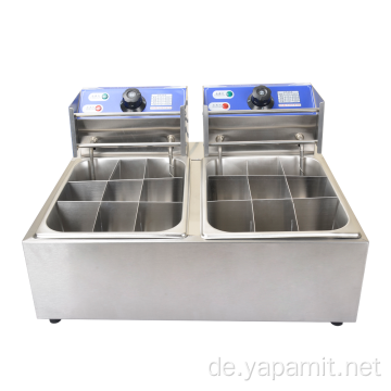 2 Tank elektrische Oden Friteuse